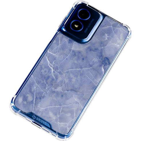 Crushed Blue Moto G 5G (2024) Clear Case